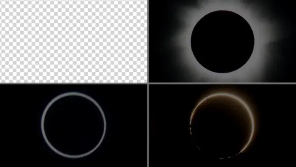 Hybrid Eclipse Partial Eclipse - Circle