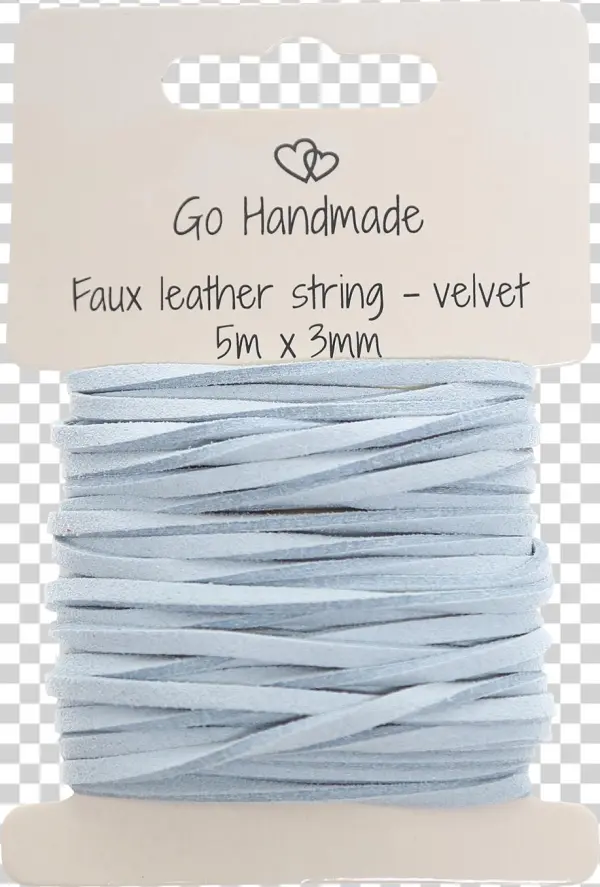 Light Blue Velvet Strings - Millimetre