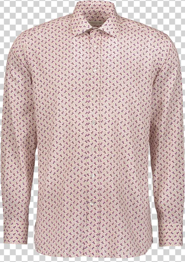 Ls Woven Paisley Pink - Blouse