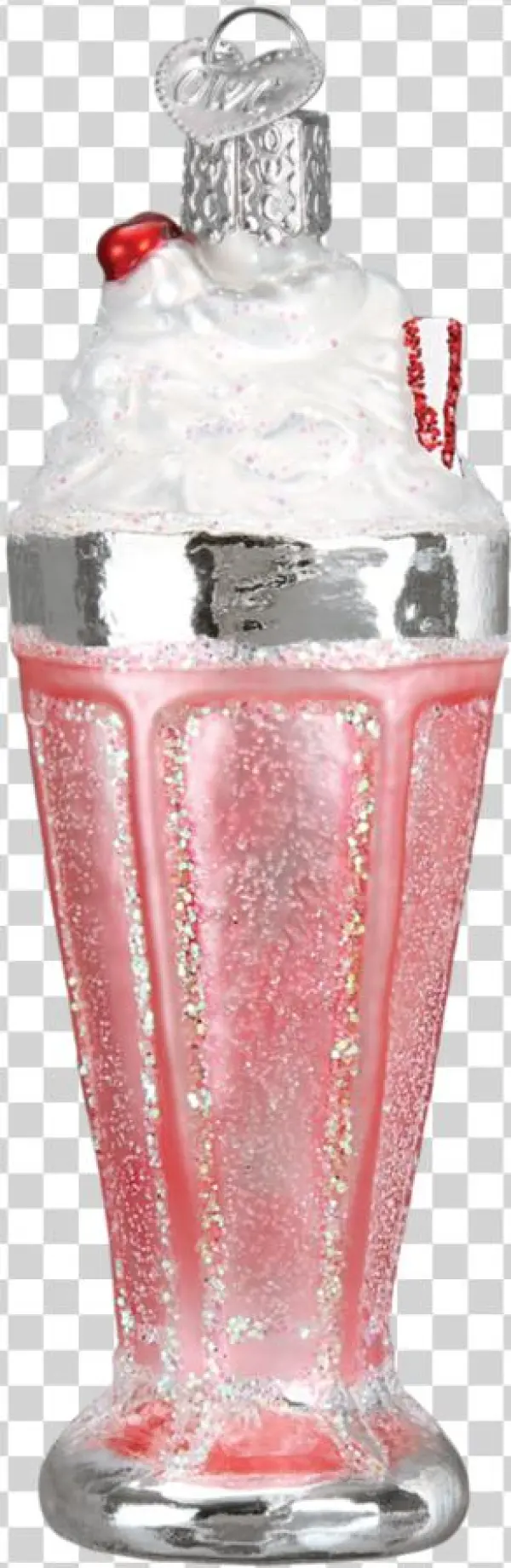 Milkshake Old World Christmas - Old World Christmas Classic Car Pink Sedan Christmas