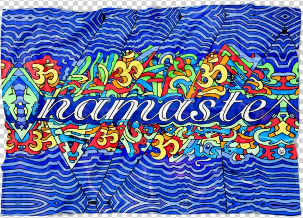 Namaste 001 Fleece Blanket