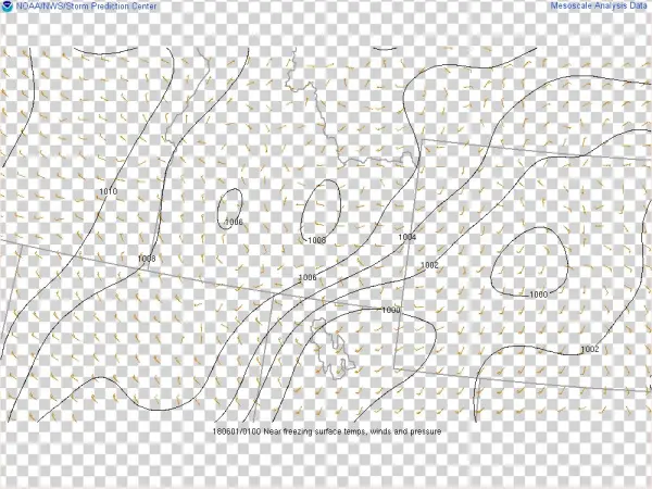 Near-freezing Surface Temp - Handwriting