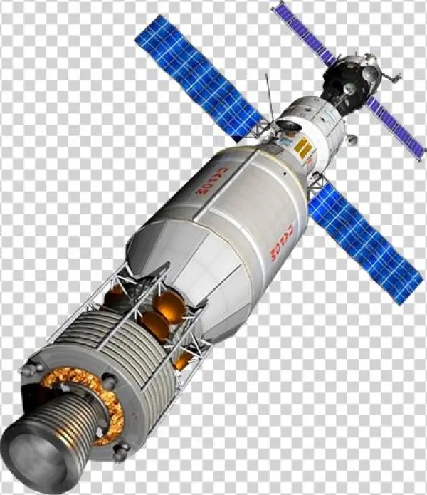 Posterazzi A Manned Soyuz Tma-m Spacecraft Docked With
