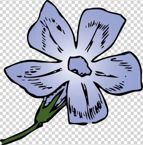 Purple Flower 6 Svg Clip Arts 588 X 598 Px