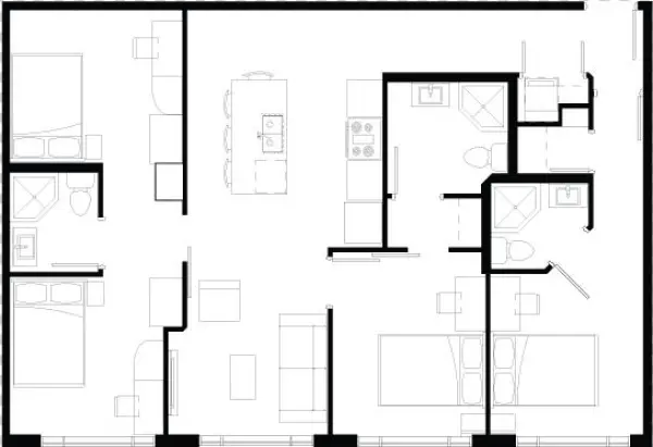 Quad - Floor Plan
