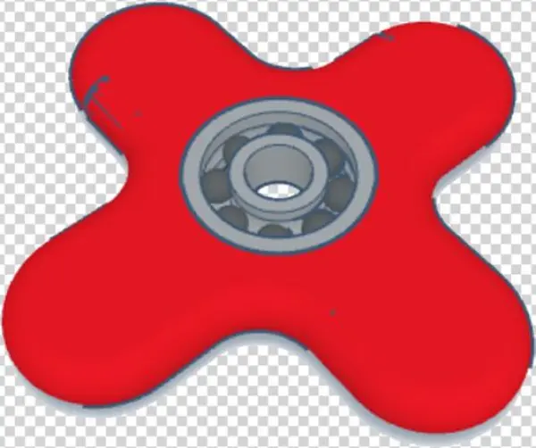 Red Fidget Spinner