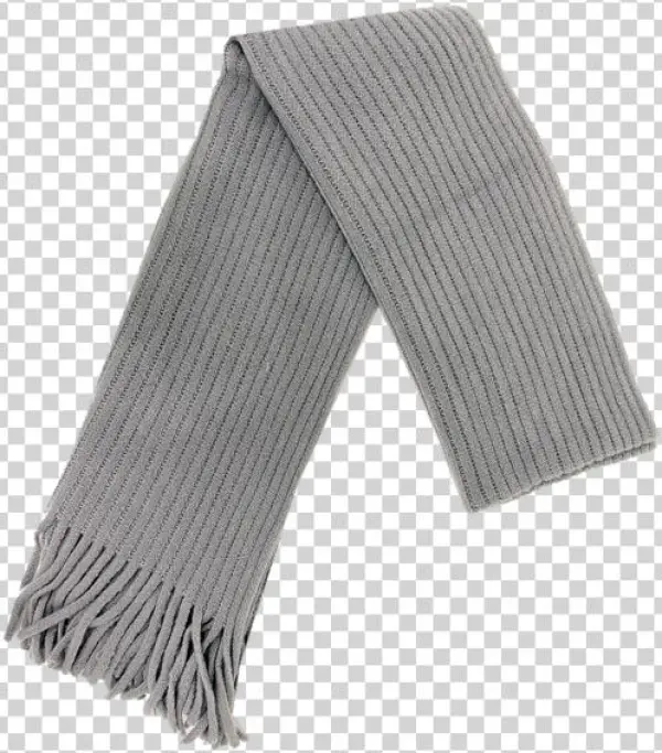 Ribbed Frill Scarf