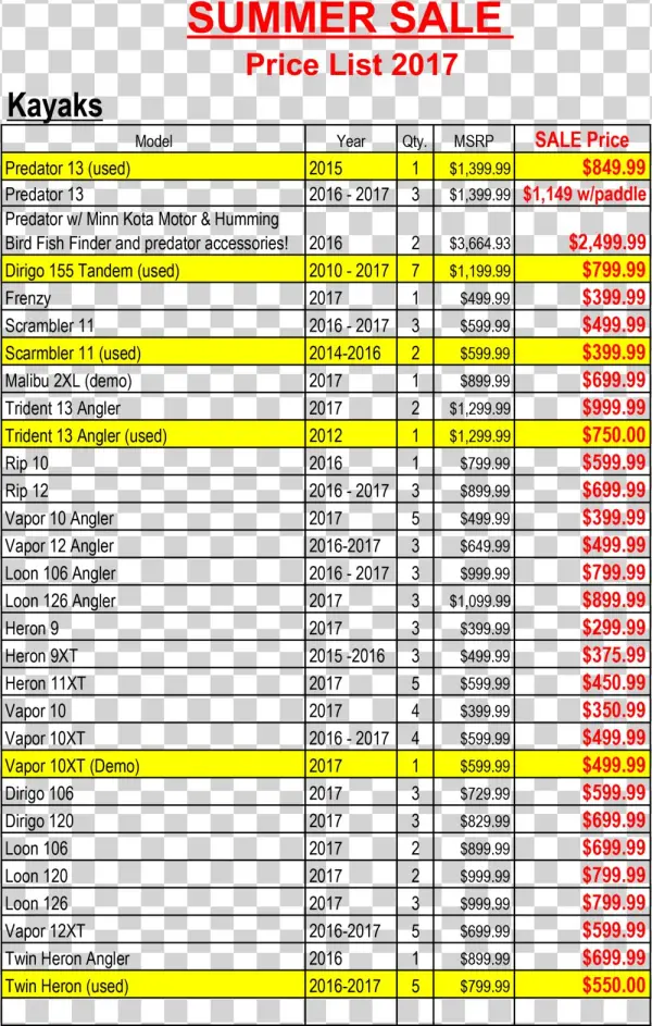 Spring Into Summer Sale 2017web List-1