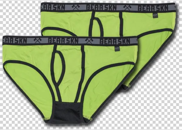 2 Pack - Bamboo Briefs - Greenery