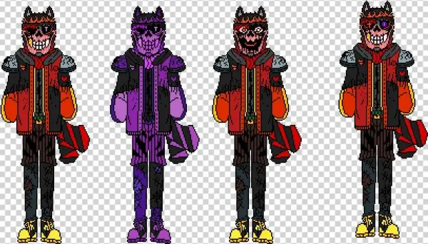Final Edgie Sprite Sheet - Figurine