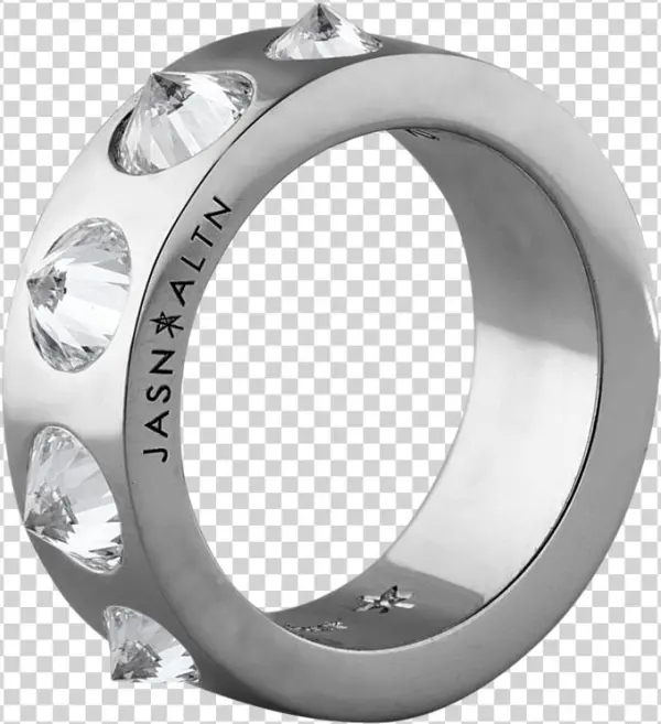 Amor Fati 5 Inverted Wide Diamond Band