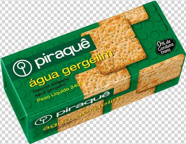 Biscoito Piraque Agua Gergelim 240g