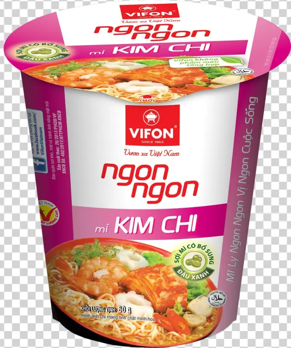 Instant Noodles Kim Chi Flavor 60g - Vifon