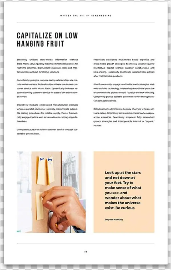 Make A Book - Brochure