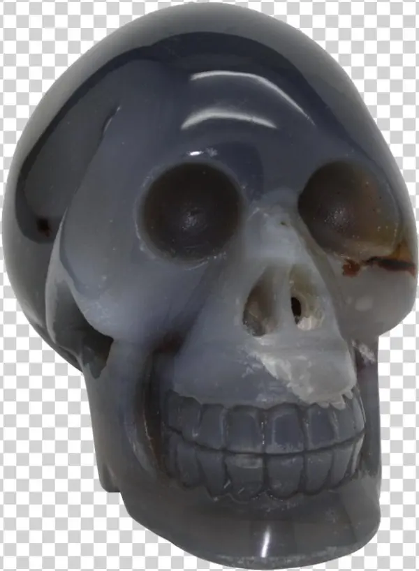 Natur Achat Totenkopf Skull - Skull