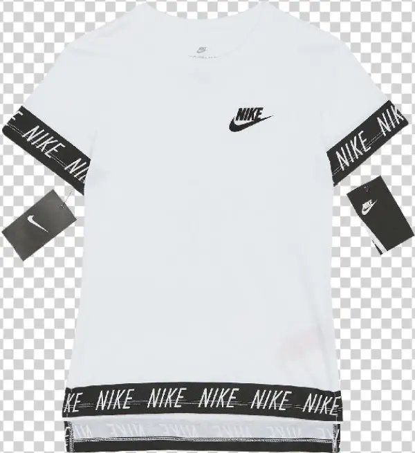 Nike White Motif Sporty T Shirt