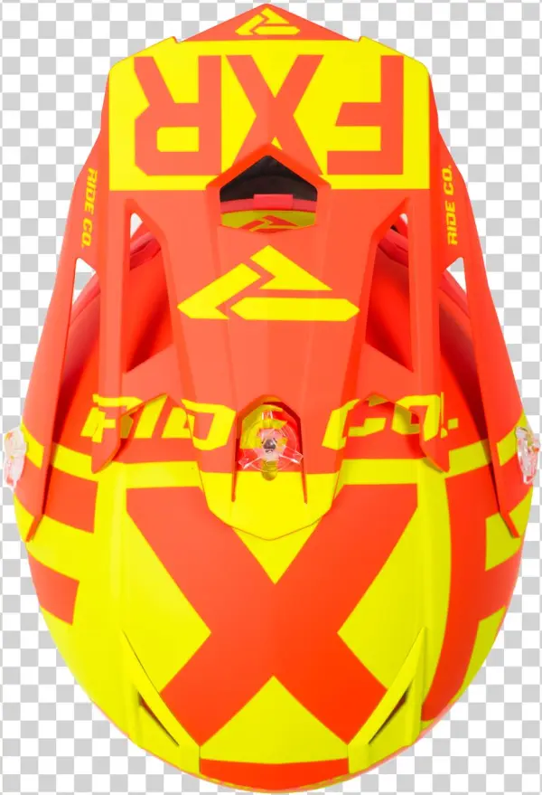 Youth Boost Clutch Helmet Hi Vis / Nuke Red