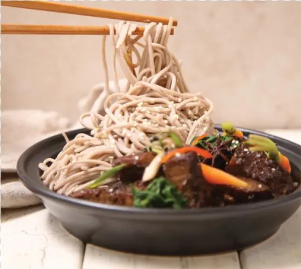 5-spice Braised Beef With Soba Noodles
