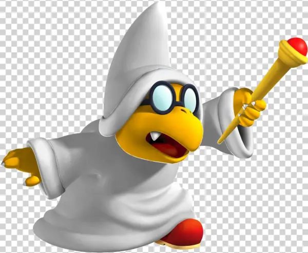 Cssb White Kamek Artwork