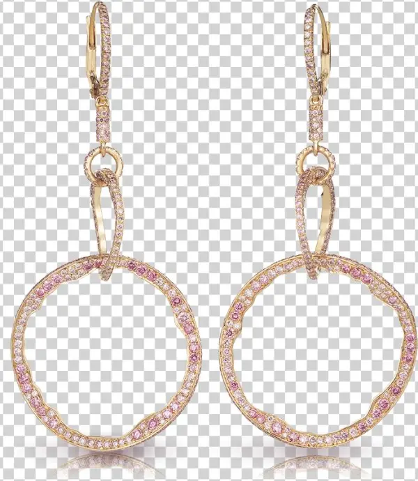 Fabergé Mala Powder Pink Earrings Drop Earrings Feature