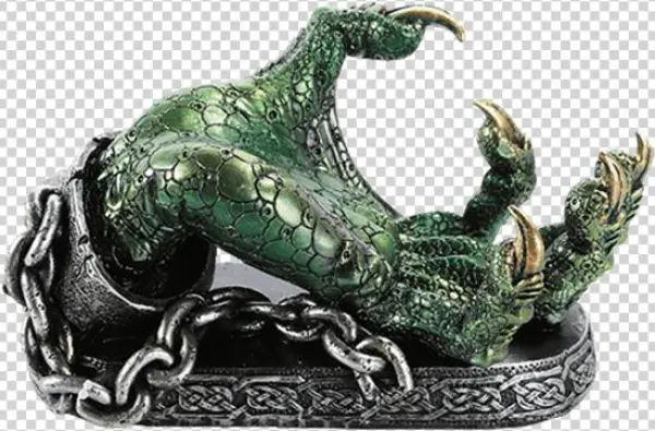 Green Dragon Claw Wine Holder