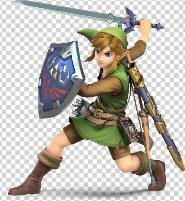Link Tunic Of The Wild Variation As He Appears In Super