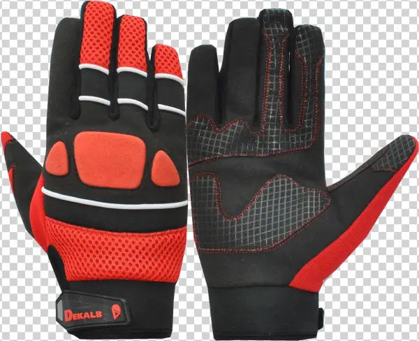 Mechanic Glove Synthetic Leather Four Way Air Mesh