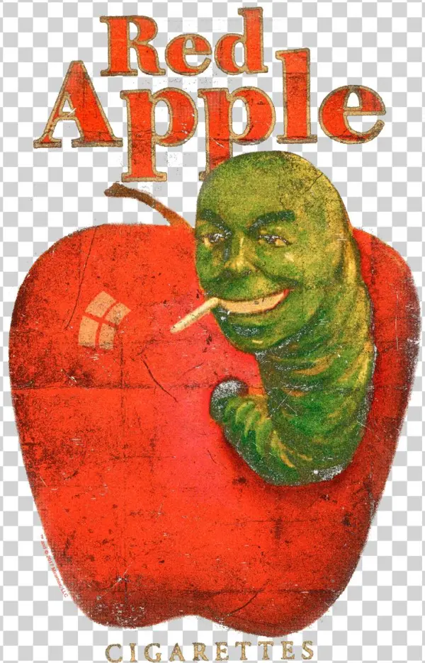 Pulp Fiction Red Apple Men's Premium Slim Fit T-shirt