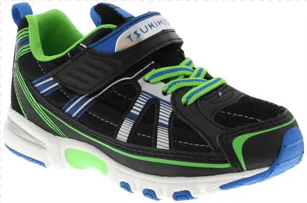 Tsukihoshi Kids Storm Black Green - Shoe