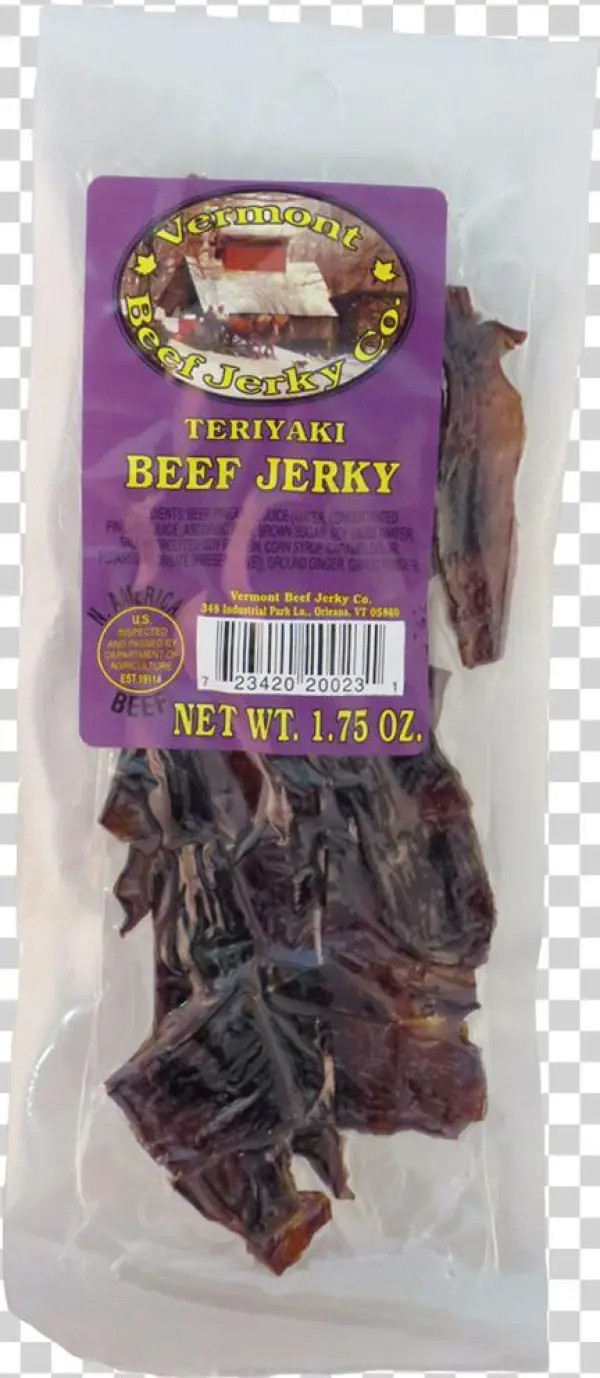 Vermont Beef Jerky Teriyaki Purple/10case