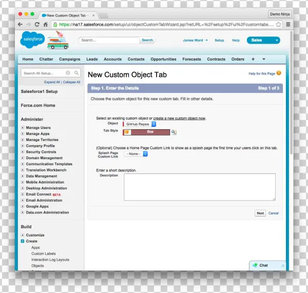 You Can Now Create A New Custom Object Tab For The