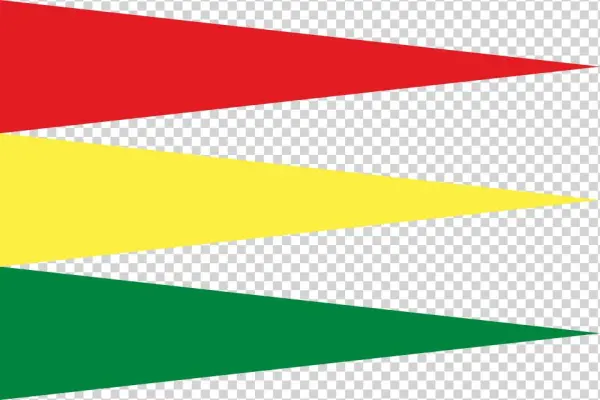 Bandera De Etiopía Fueron 3 Banderines Juntos A Partir
