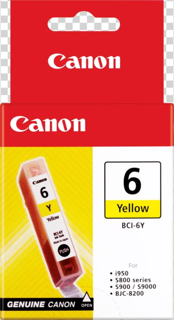 Bci6y Yellow Ink Printer Consumable