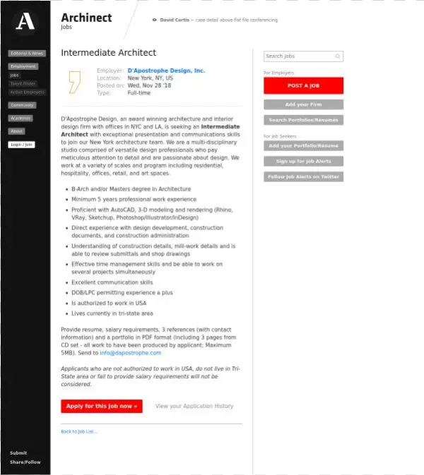 Intermediate Architect