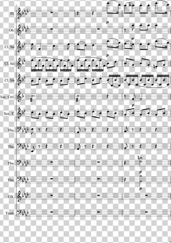Minuett Sheet Music Composed By L