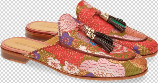Mules Scarlett 2 Textile Glory Cherry