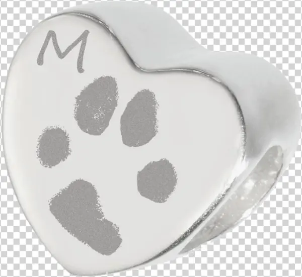 Paw Print Charm Bead