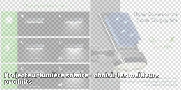 Projecteur Lumière Solaire Pour