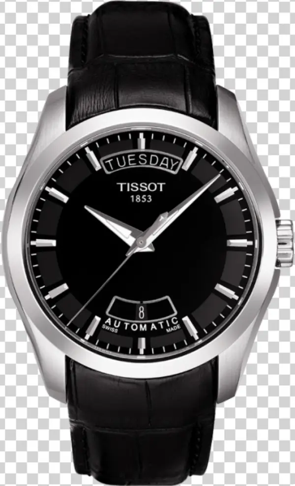 Tissot Couturier Automatic Men's Black Dial Watch With