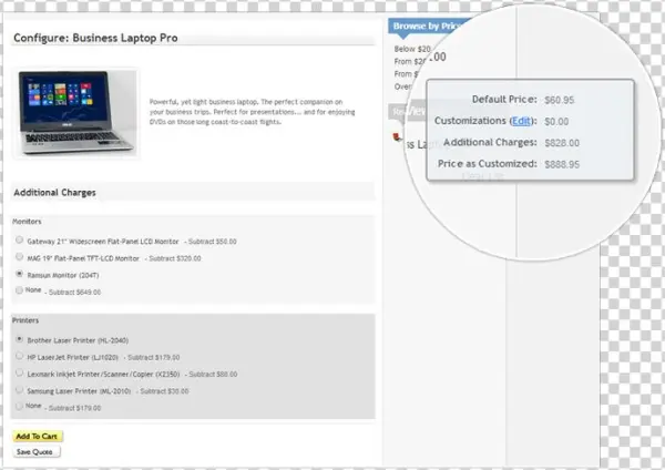 Use Productcart Configurator To Sell Customizable Products