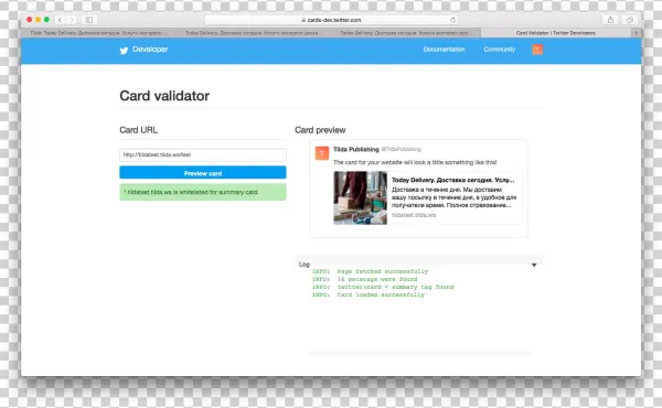 You Should Add A Twitter Account Name In The Page Settings