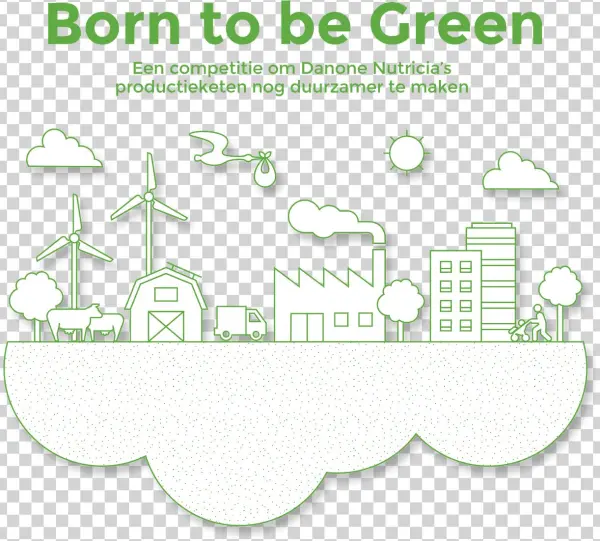 Born To Be Green Beeldmerk Danone Nutricia Vraagt Inwoners
