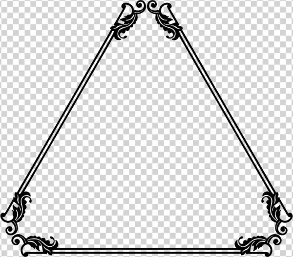 Decorative Ornamental Flourish Frame Extrapolated