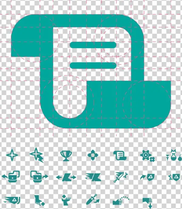 For Interface Icons, I Designed Them To Be Chunkier