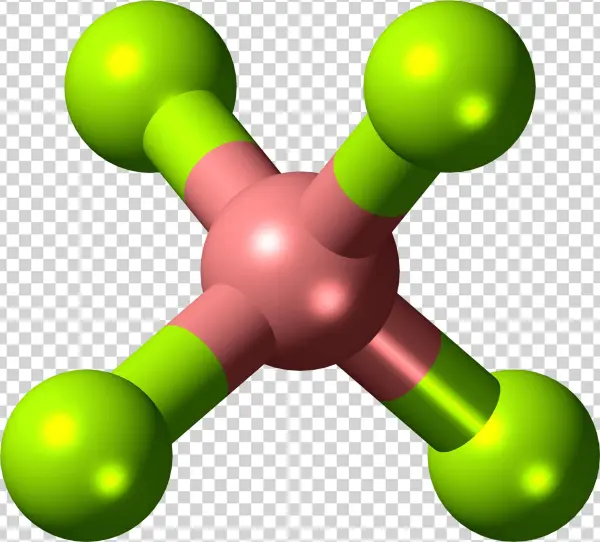 Tetrafluoroborate Anion 3d Ball