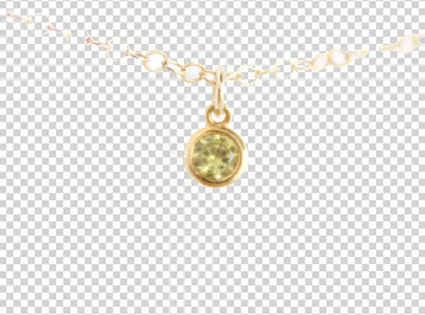 Tiny Birthstone Necklace