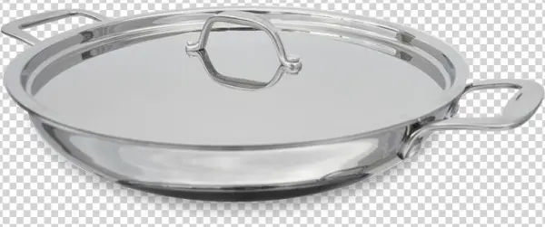 12″ Paella Pan With Lid