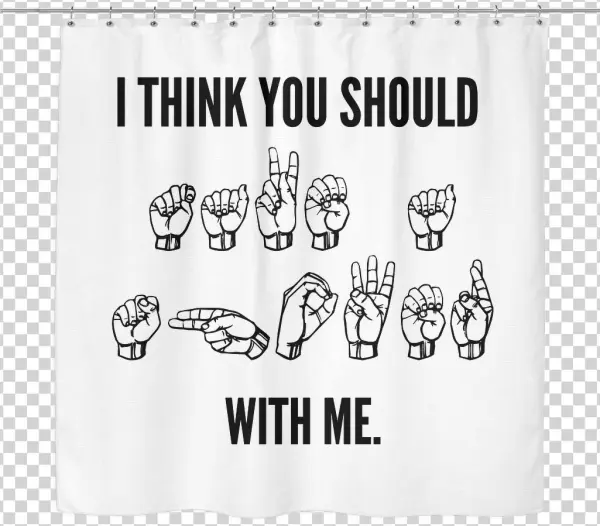 Asl Shower Curtain