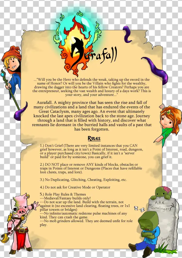 - - - ♖aurafall♖ - - - - Realms - Multiplayer - Minecraft