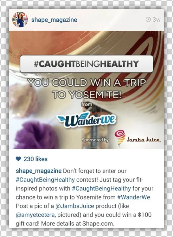 Contest On Instagram